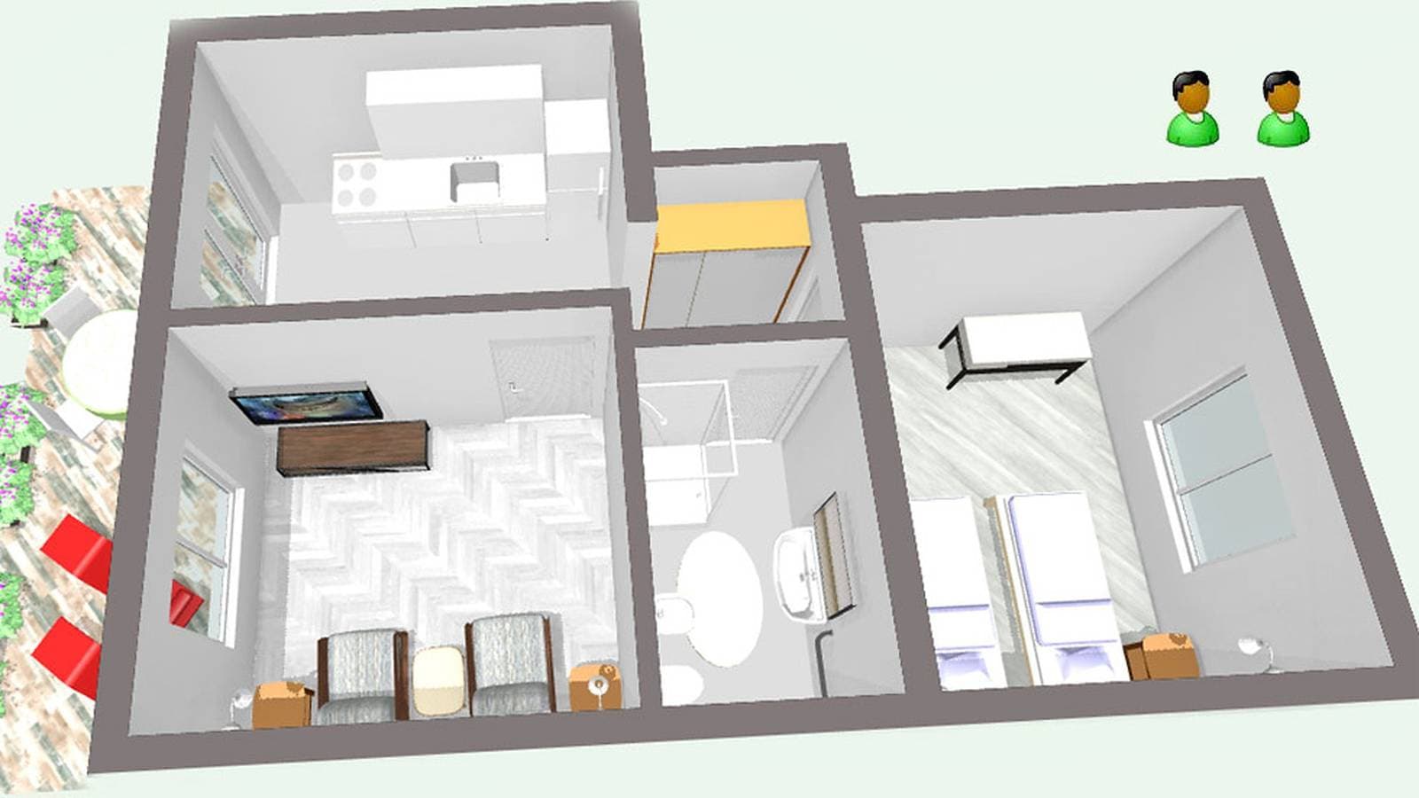 Foto 3 von 17: Familien Studio Appartement
