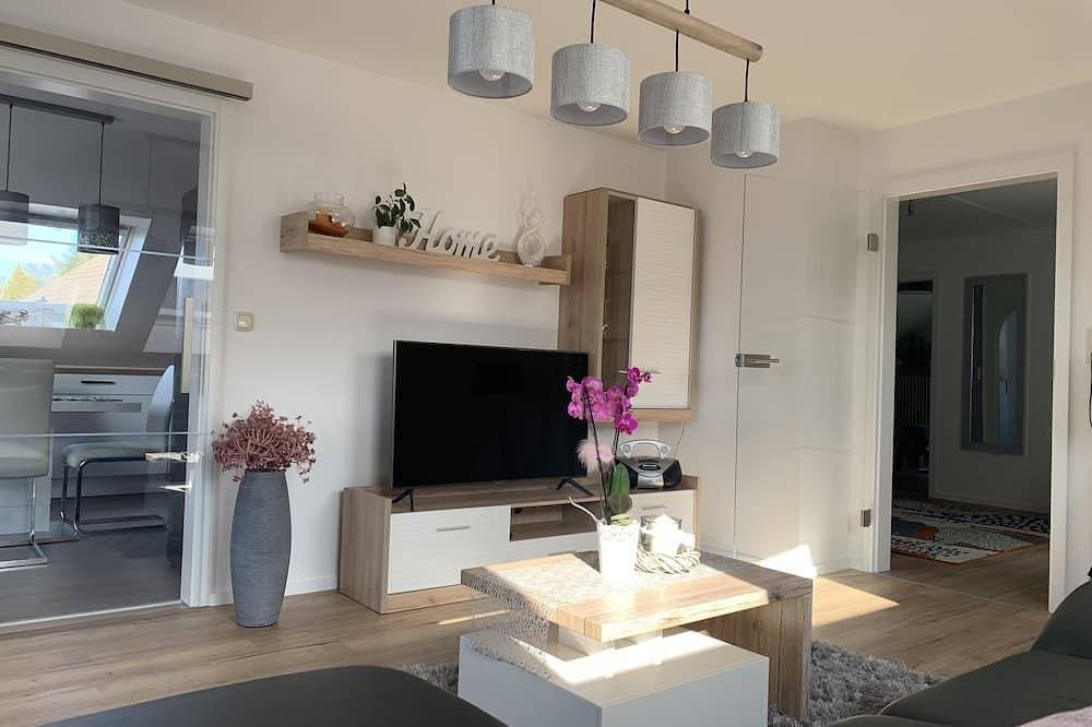 Foto 12 von 26: 4-Sterne Ferienwohnung (100qm) mit Balkon, Loggia und Garten