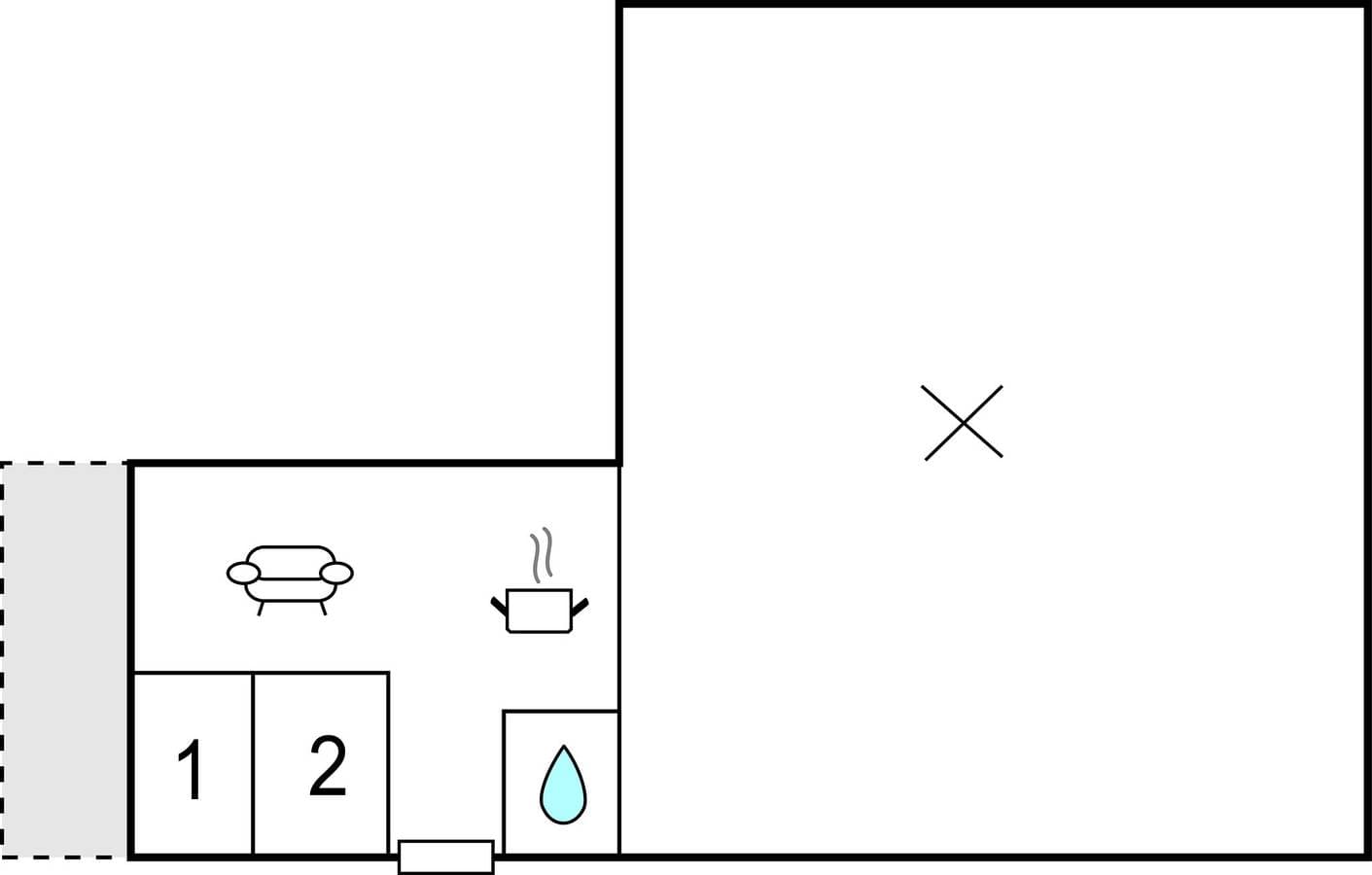 Foto 11 von 11: Ferienhaus für 6 Personen mit Garten