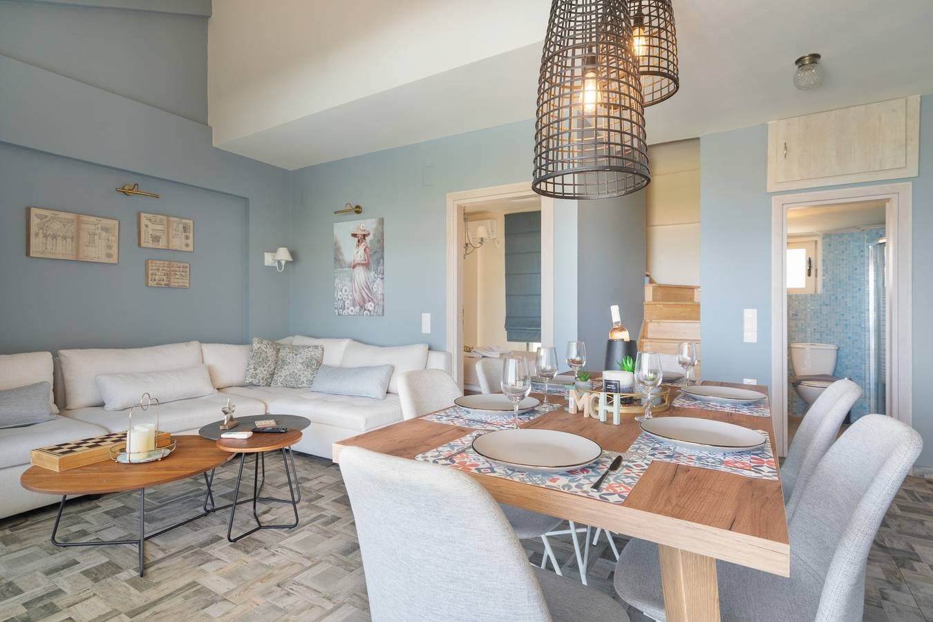 Foto 7 von 26: Ferienwohnung 'Evagelia Luxury Family' mit Meerblick, Wi-Fi und Klimaanlage