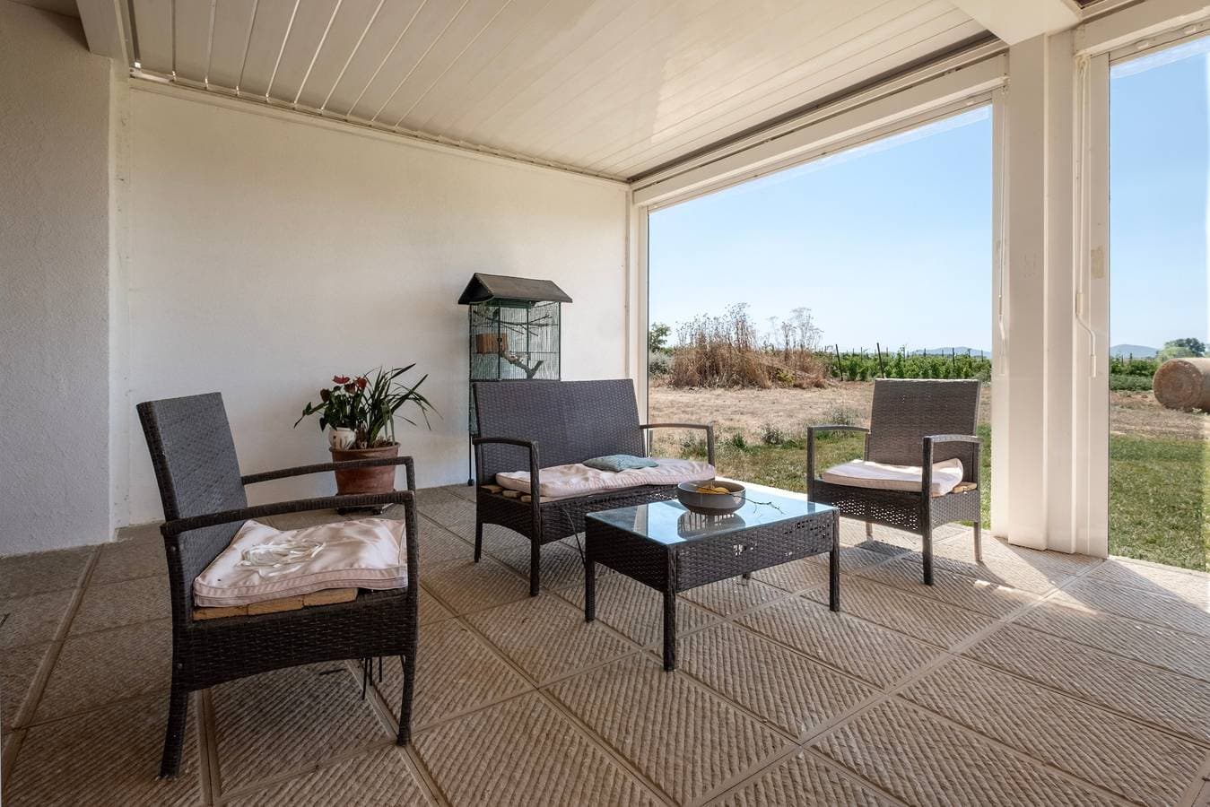 Foto 13 von 29: Zimmer 'Giusti - 3 Leccio' mit gemeinsamem Garten, Wi-Fi und Klimaanlage