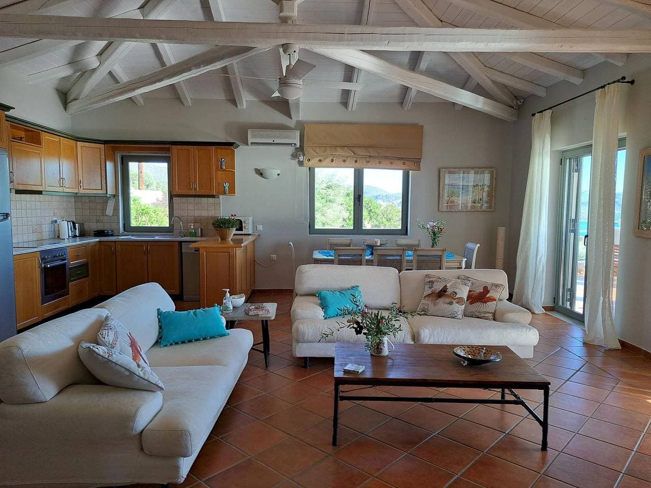 Foto 9 von 53: Atemberaubender Meerblick, Pool, Strandnähe, Wifi- Ferienhaus Argolis, Peloponnes