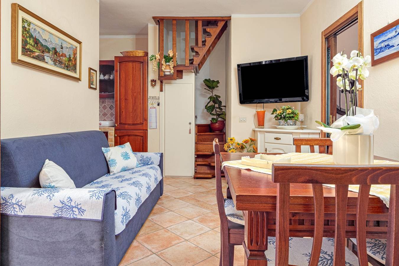 Foto 5 von 22: Apartment 'Casa Anna' mit privater Terrasse, Gemeinschaftsgarten und Klimaanlage