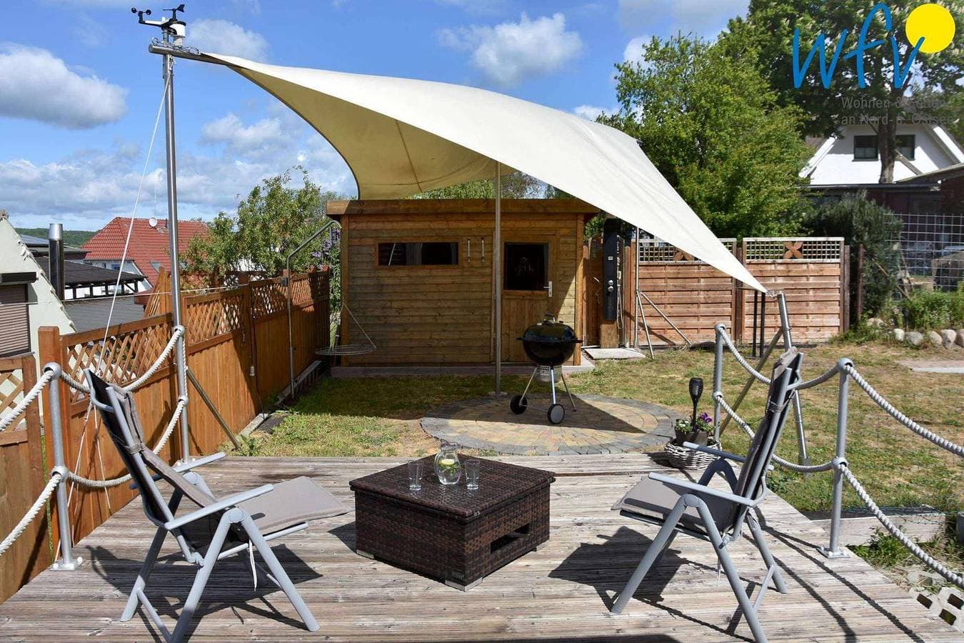 Freistehendes Ferienhaus mit Sauna, Garten, Kamin und moderner Ausstattung in Sellin 1