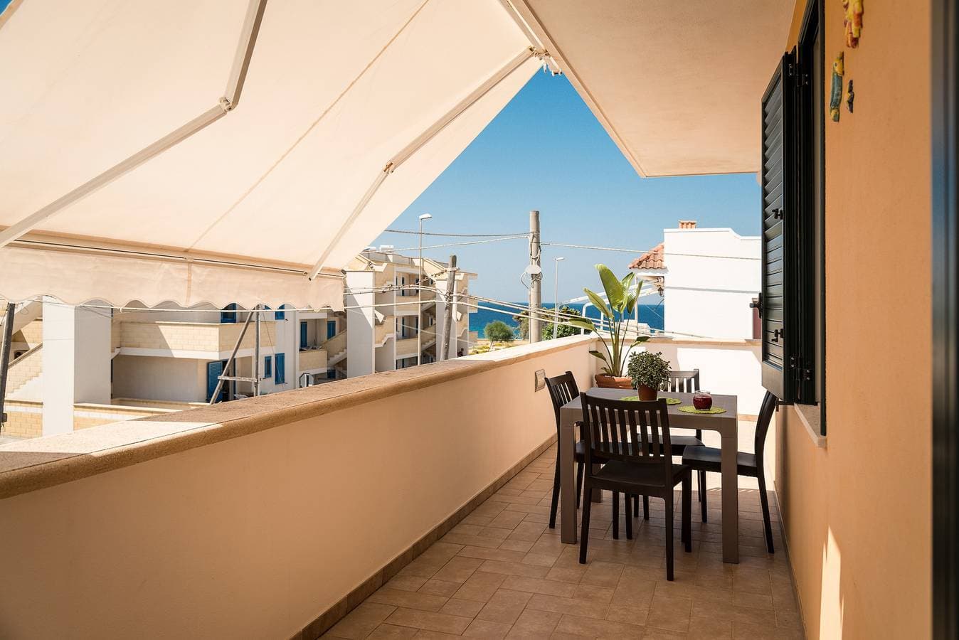 Foto 13 von 18: Ferienwohnung 'Salento Cecilia - 21' mit Meerblick, WLAN und Klimaanlage