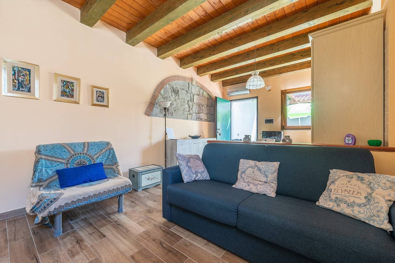 Foto 5 von 22: Ferienwohnung 'Da Giò, A Due Passi Dal Mare' mit privater Terrasse und Klimaanlage