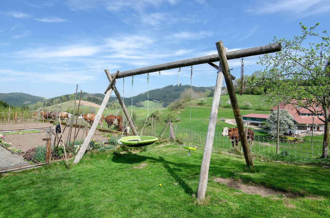 Foto 13 von 24: Ferienwohnung "Biesleblick" mit Bergblick, Gemeinschaftsgarten und WLAN