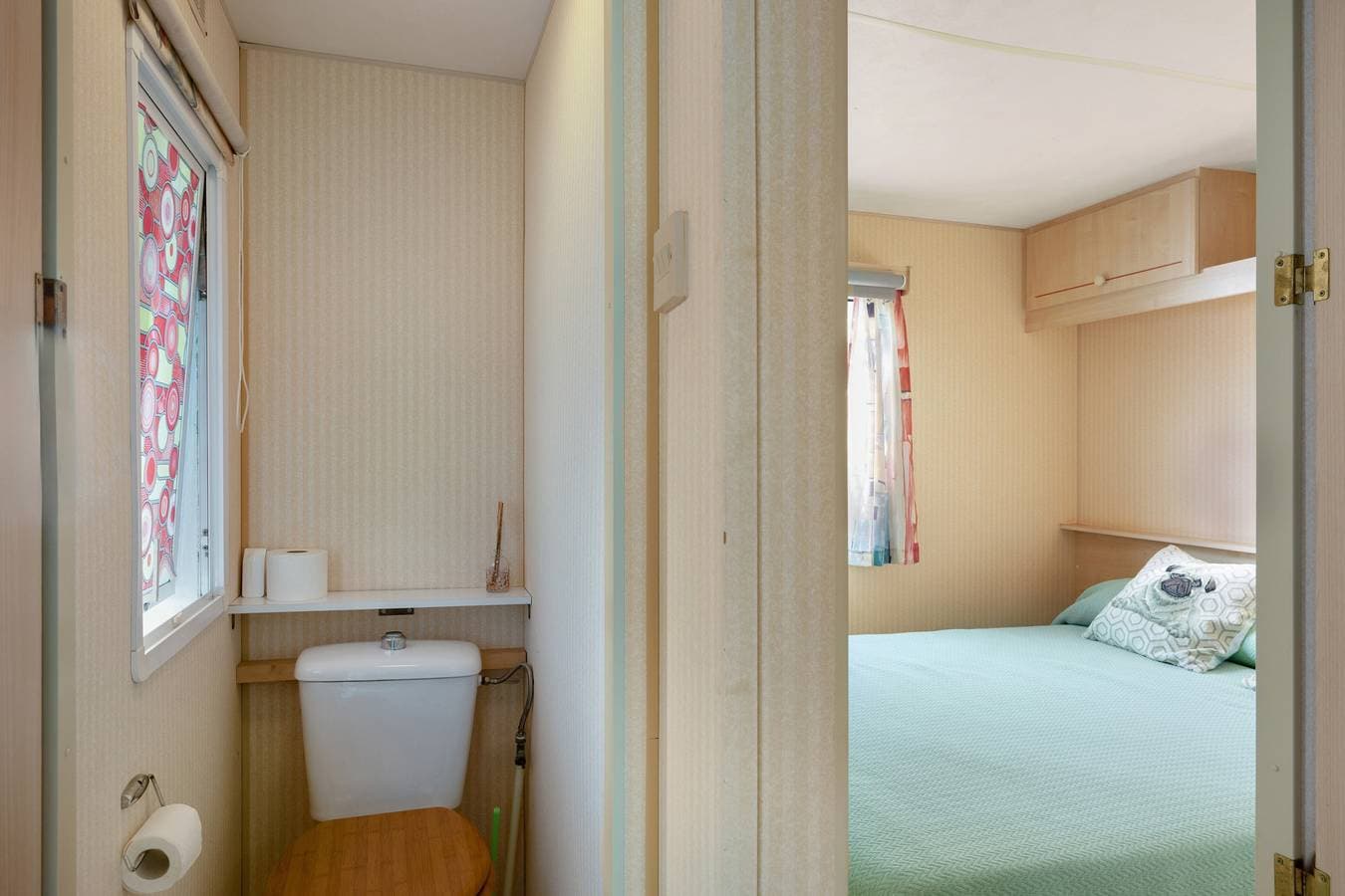 Foto 11 von 23: Mobilheim 'Manoli' mit privatem Garten und Balkon