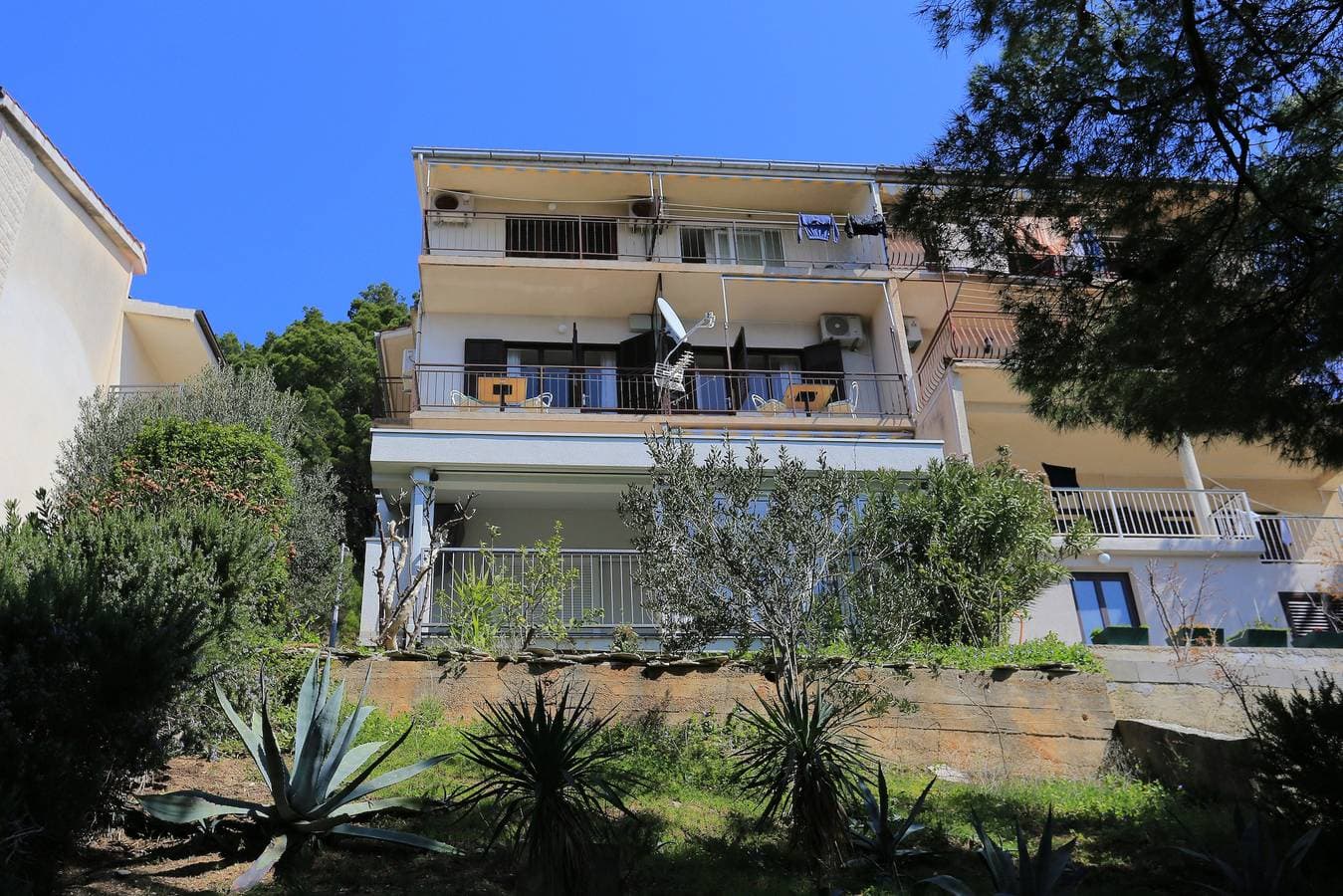 Foto 4 von 26: Studio Appartement mit Balkon und Meerblick Brela, Makarska -b