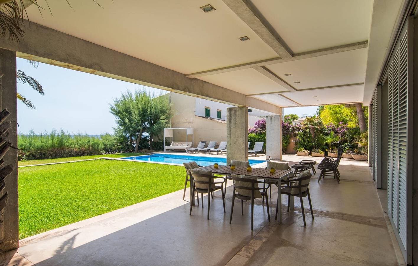 Foto 10 von 41: Apartment mit Meerblick, Pool und Terrasse, 700 m zum Strand Sa Marjal