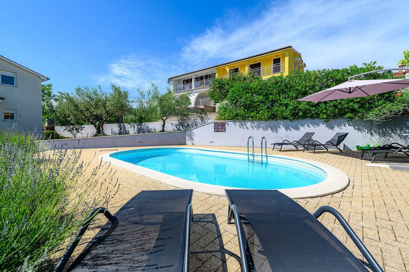 Foto 6 von 38: Villa Elisa with Pool and Sea view in Istria