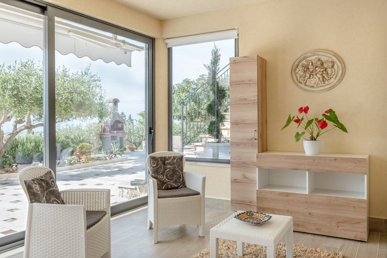 Foto 4 von 28: Villa 'Simona mit Garten', Meerblick, WLAN und Klimaanlage