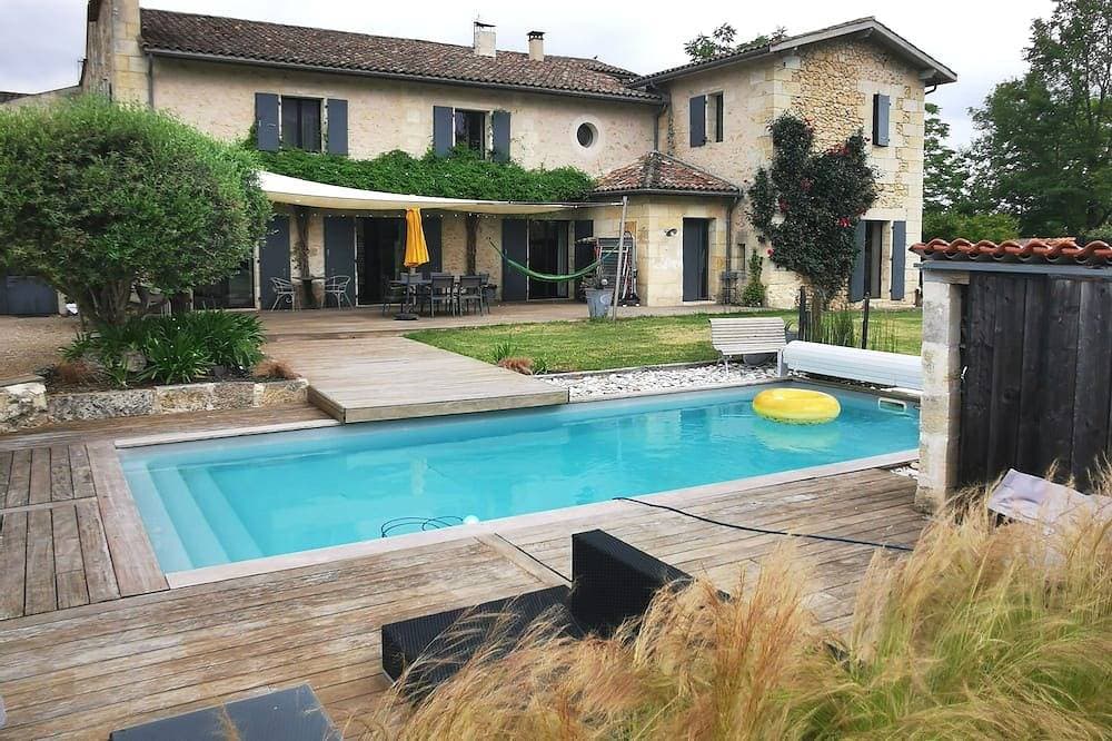 Charakterhaus mit beheiztem Pool 15 Minuten von Bordeaux 1
