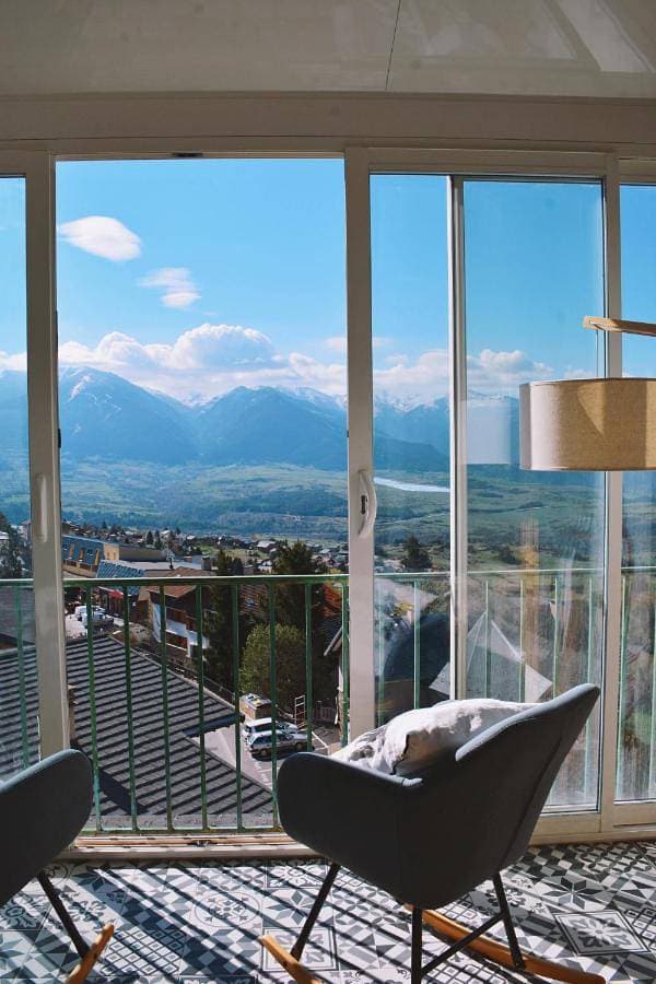 Vue de carte postale en hypercentre de Font-Romeu 1