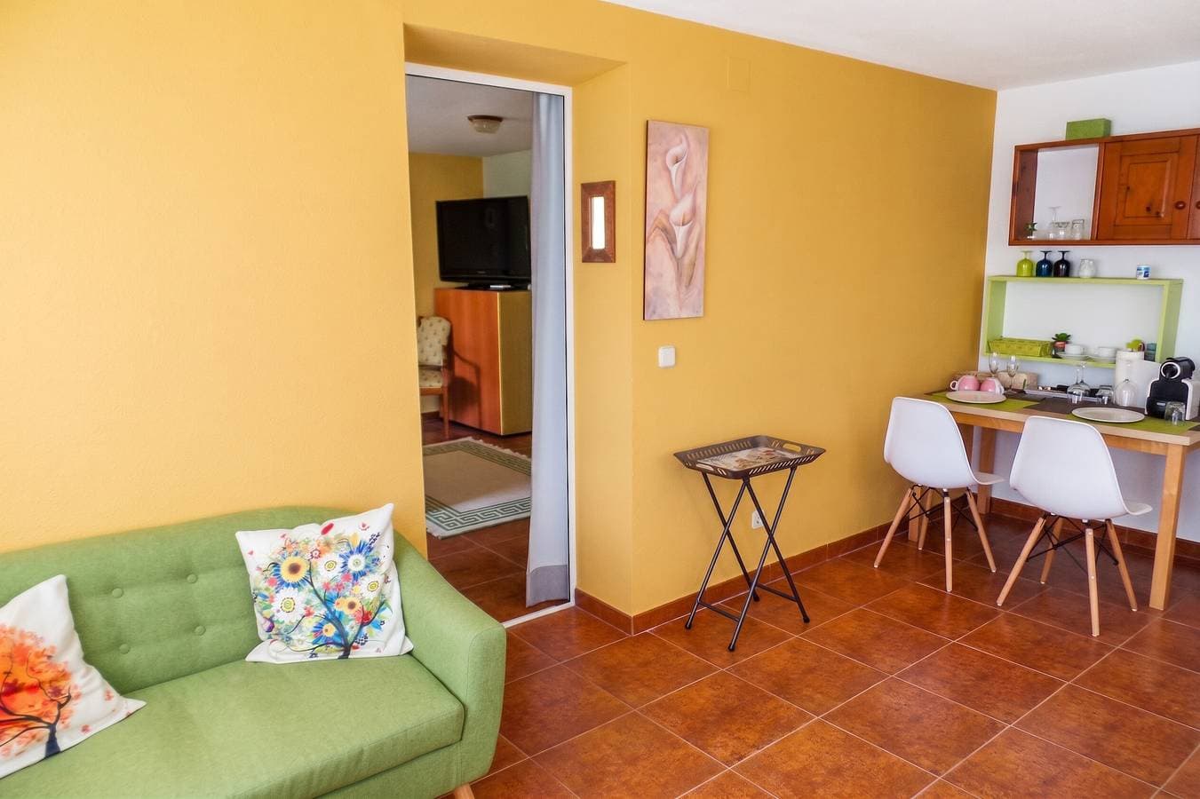 Foto 7 von 35: Gemütliche Wohnung in Collado Villalba 100 m² mit offenem Garten