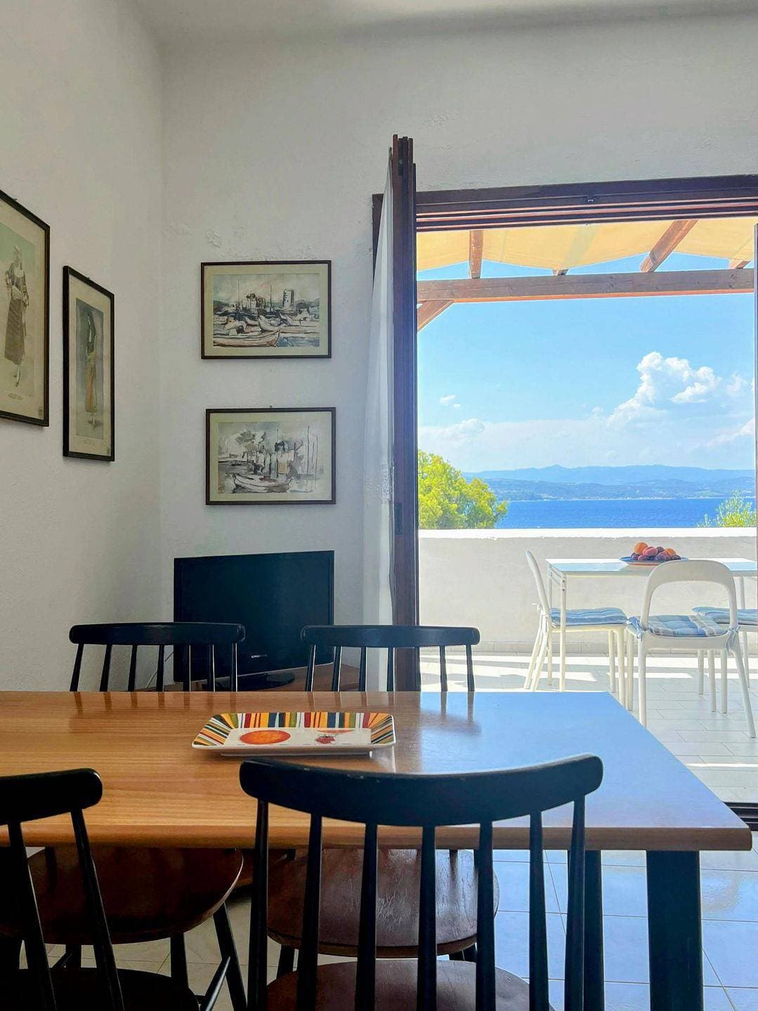 Foto 11 von 35: Apartment mit einmaligem Blick direkt am Meer, Wifi, Ormos Panaghias, Chalkidiki