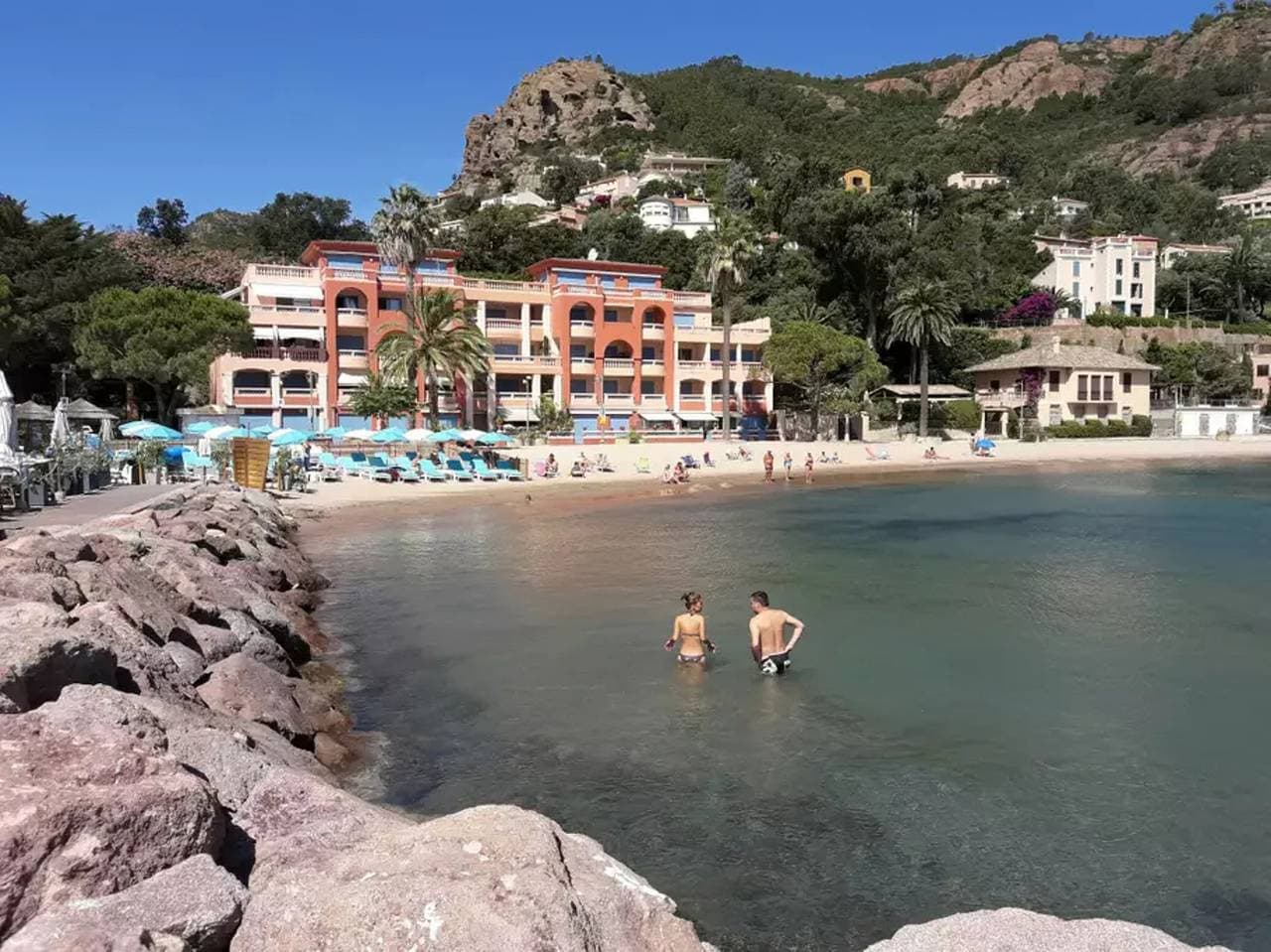 Foto 11 von 24: Gemütliche Wohnung in Théoule-sur-Mer, 30 m², Meerblick.