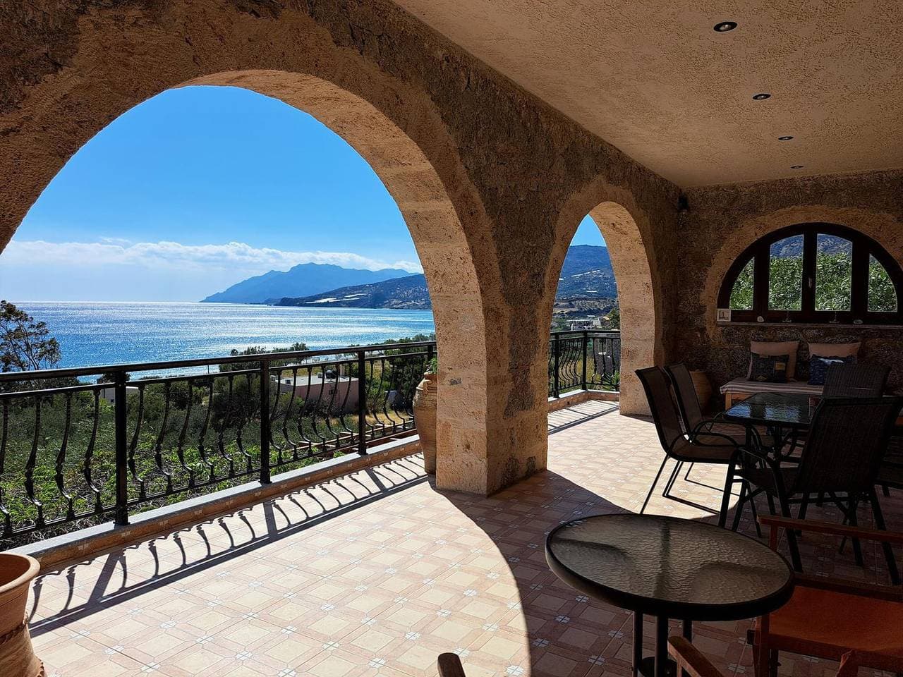 Direkt am Meer, traumhafter Meerblick - Ferienhaus Keratokampos, Kreta 1