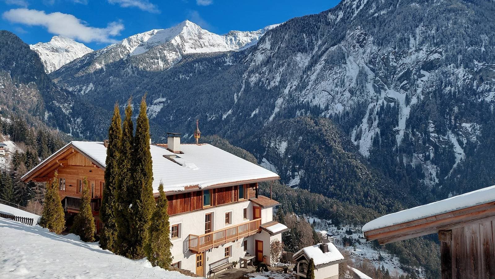 Foto 9 von 18: Apartment 'Wasserfallspitz' – Bergblick, Sonnenbalkon & Bauernhofidylle