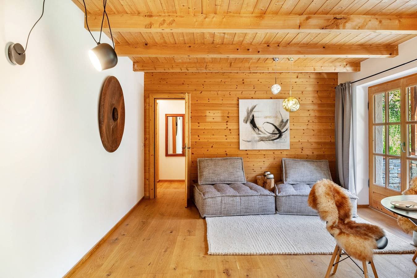 Foto 6 von 28: Chalet 'Flocke Appart Schneehase' mit Bergblick, privater Terrasse und Wi-Fi