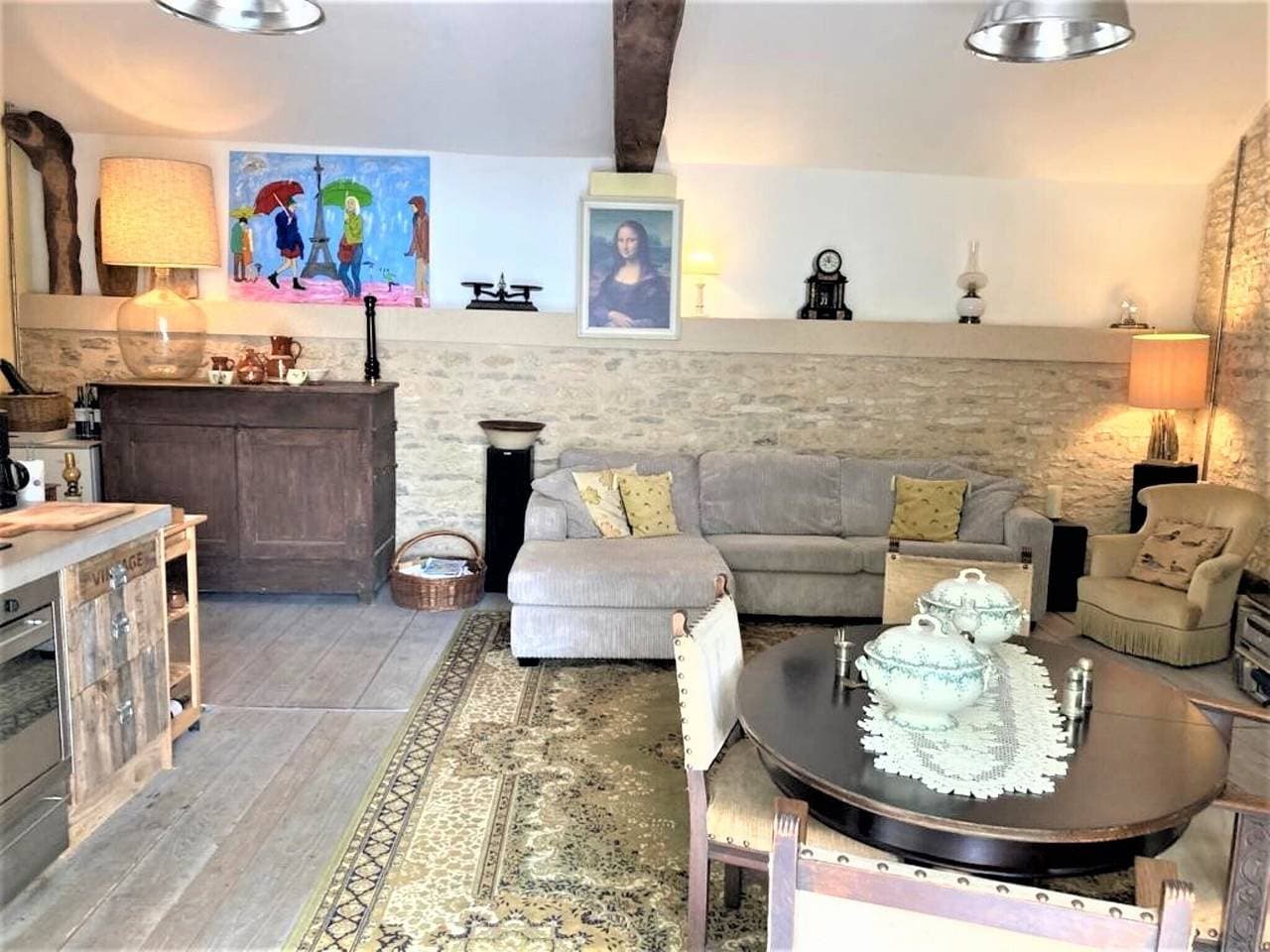 Foto 3 von 29: Ländliches Ferienhaus in Saint-Jean für 4 mit Pool