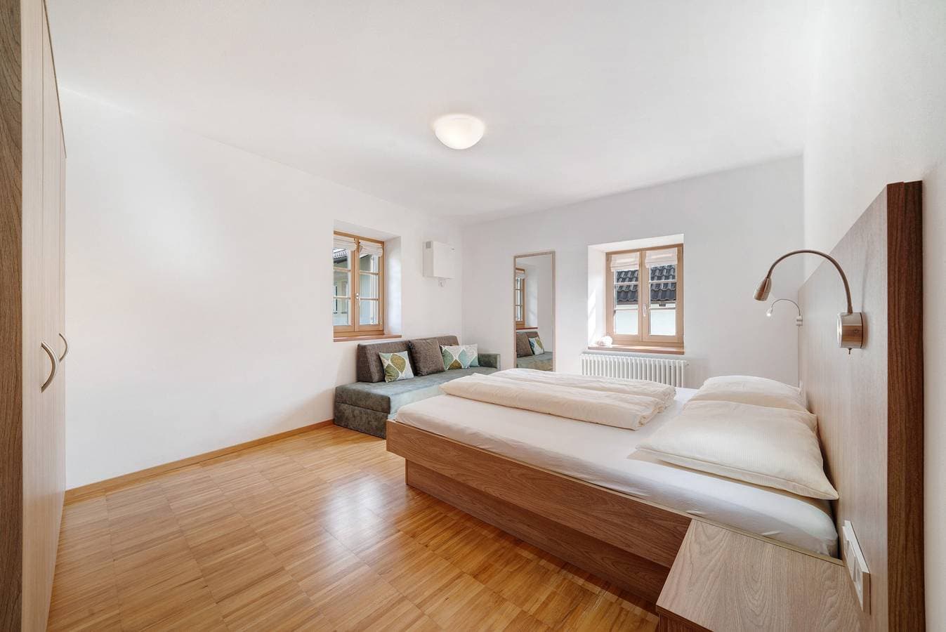 Foto 9 von 17: Ferienwohnung "Wielander A Ost" mit Bergblick, Gemeinschaftsgarten und WLAN