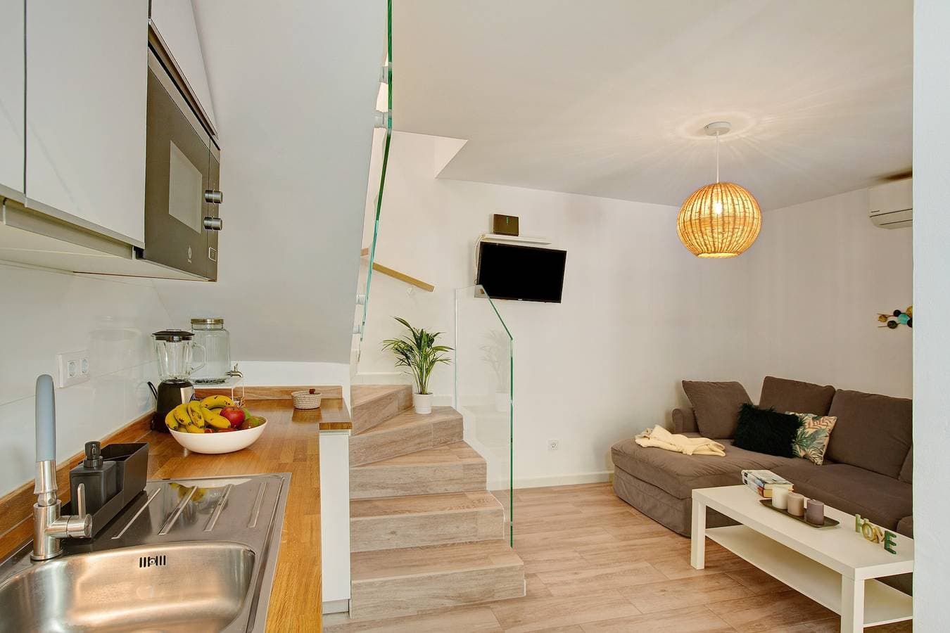 Foto 9 von 22: Ferienvilla 'Bungalow Sonemar Sunshine' mit Meerblick & gemeinschaftlich genutztem Pool
