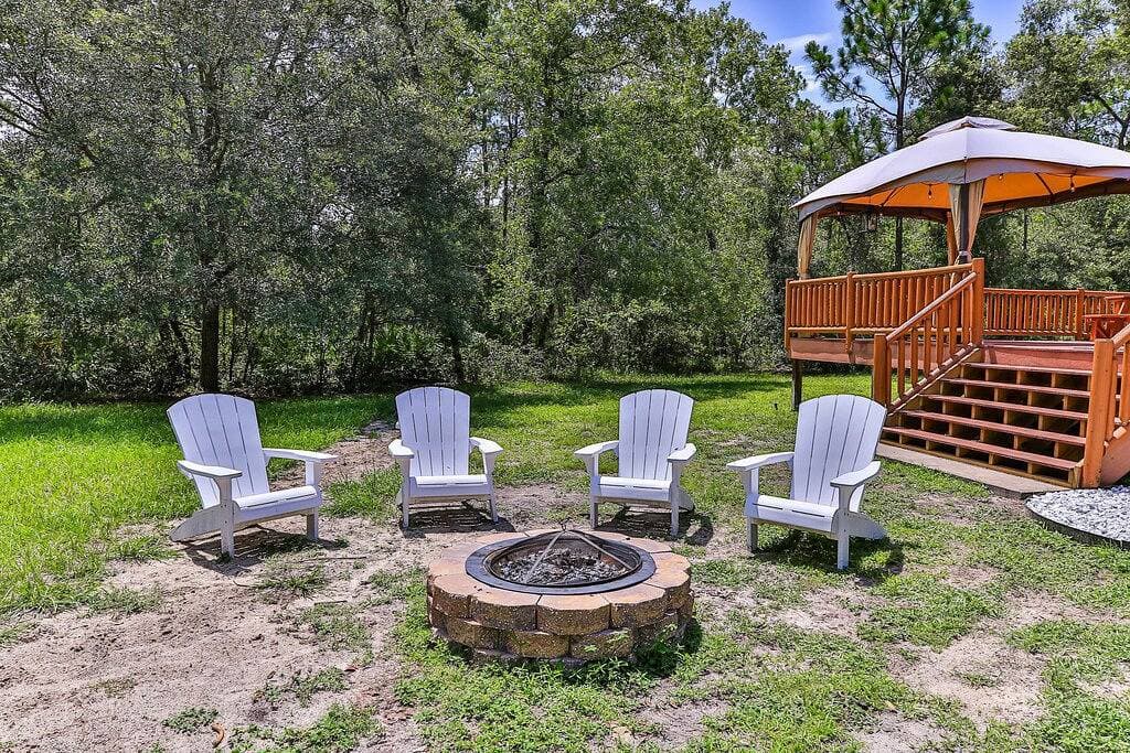 Foto 5 von 32: *Booking Summer* Nature Cabin & Bunkroom-Hot Tub, Grill, Fire Pit