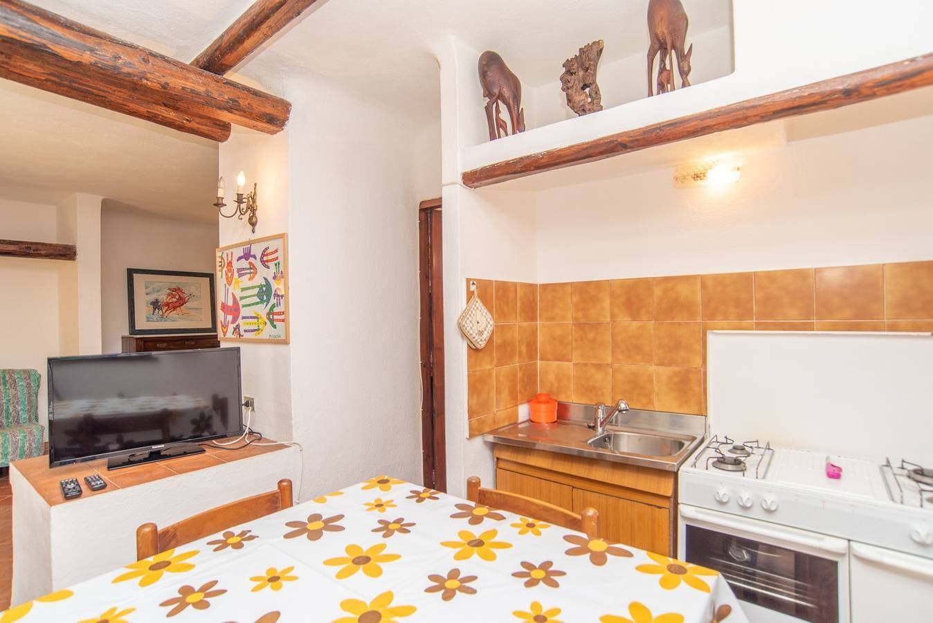 Foto 10 von 25: Einzimmerapartment in der Nähe dem Strand mit Garten