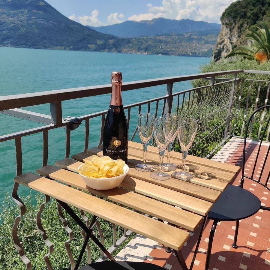 Peaceful Lakefront Balcony 1
