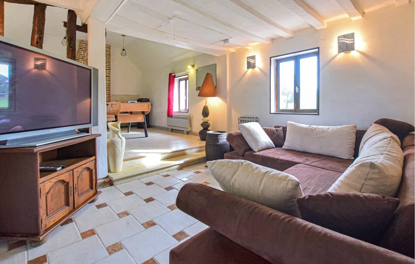 Foto 5 von 48: Gemütlich, 2,5 km vom Fluss L'Oudon entfernt, mit Parkplatz, TV, Garten und Pool