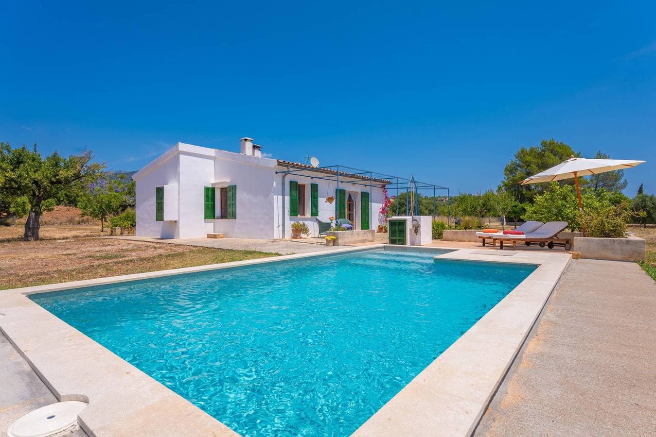 Ses Planes (Ca Na Faustina) - Ferienhaus mit privaten Pool in Selva. WiFi gratis 1