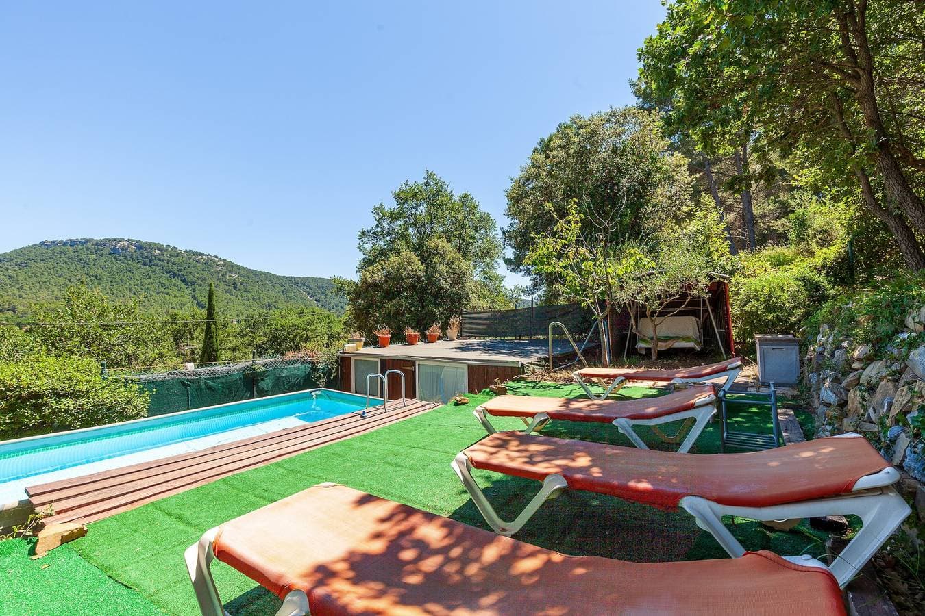 Foto 2 von 21: Villa Du Broussan mit Bergblick, privatem Pool und WLAN