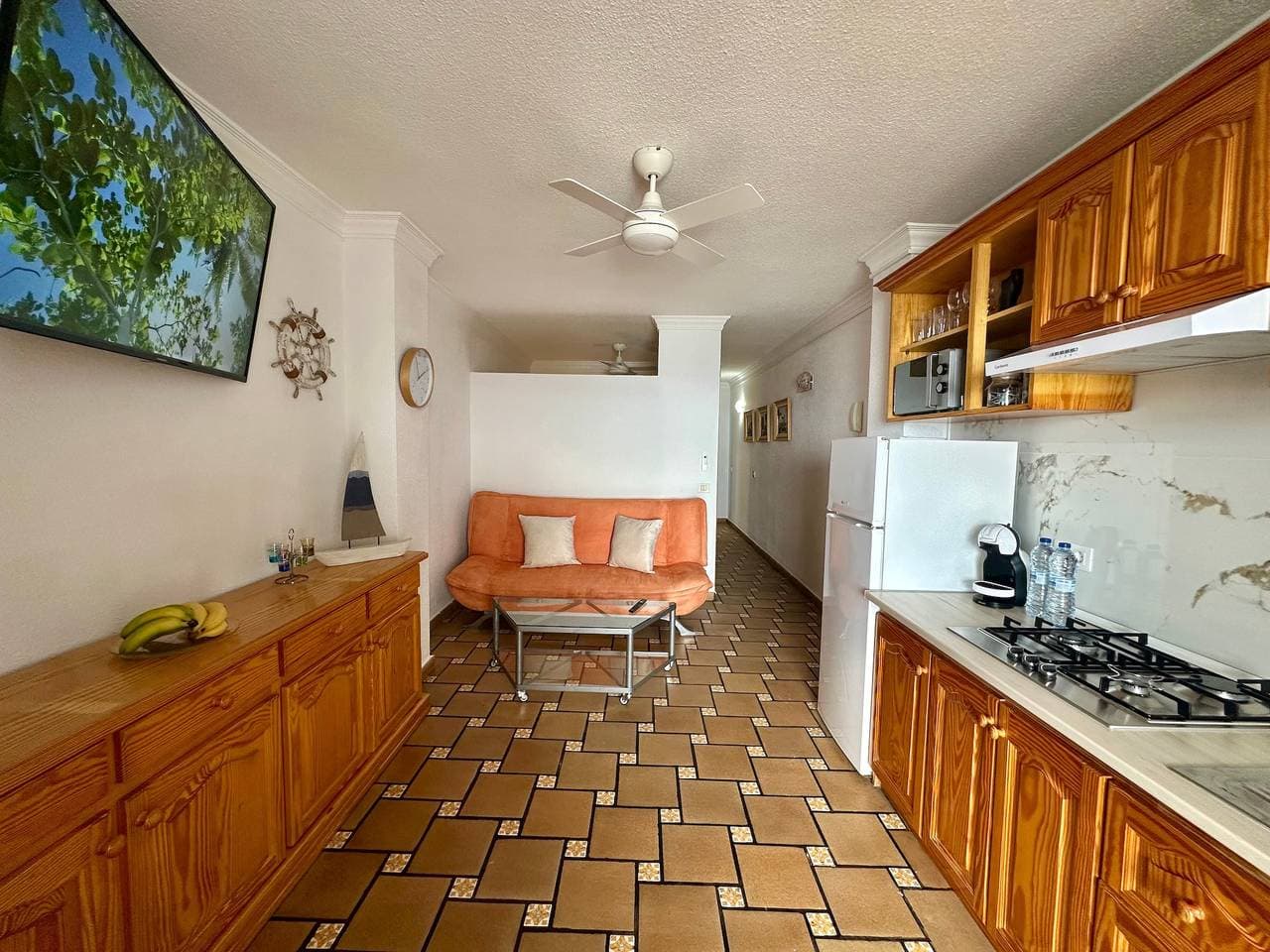 Foto 6 von 30: Ferienwohnung 'Casita Acogedora Frente Al Mar' mit privater Terrasse und WLAN
