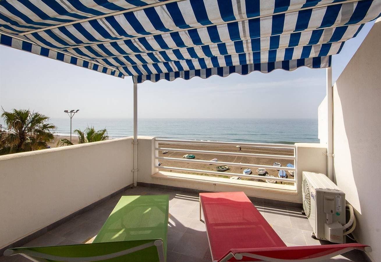Foto 4 von 31: Ferienwohnung "Schönes renoviertes Penthouse" am Strand mit Meerblick