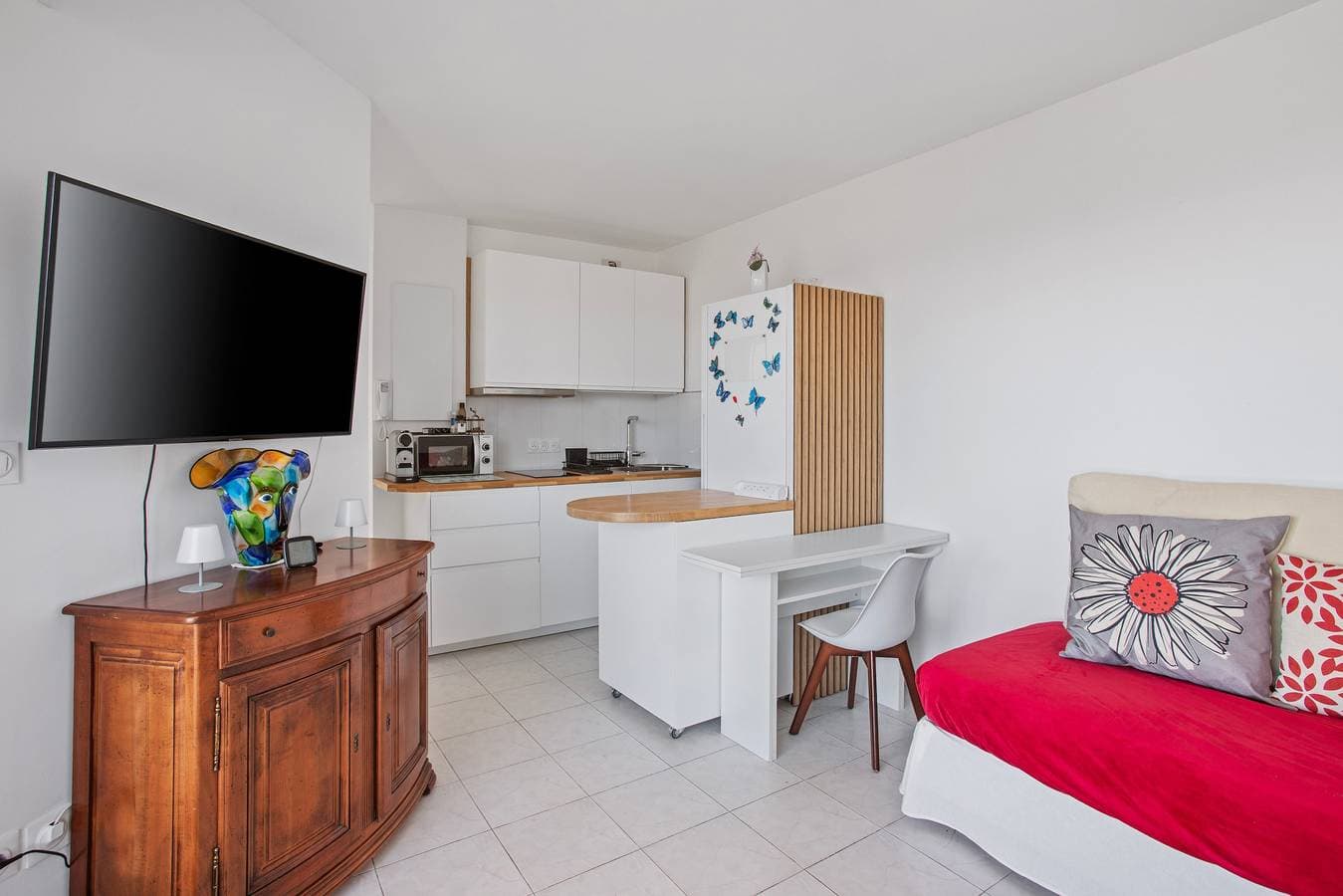 Foto 3 von 26: 2-Zimmer-Apartment mit Meerblick, Terrasse, Balkon und Klimaanlage