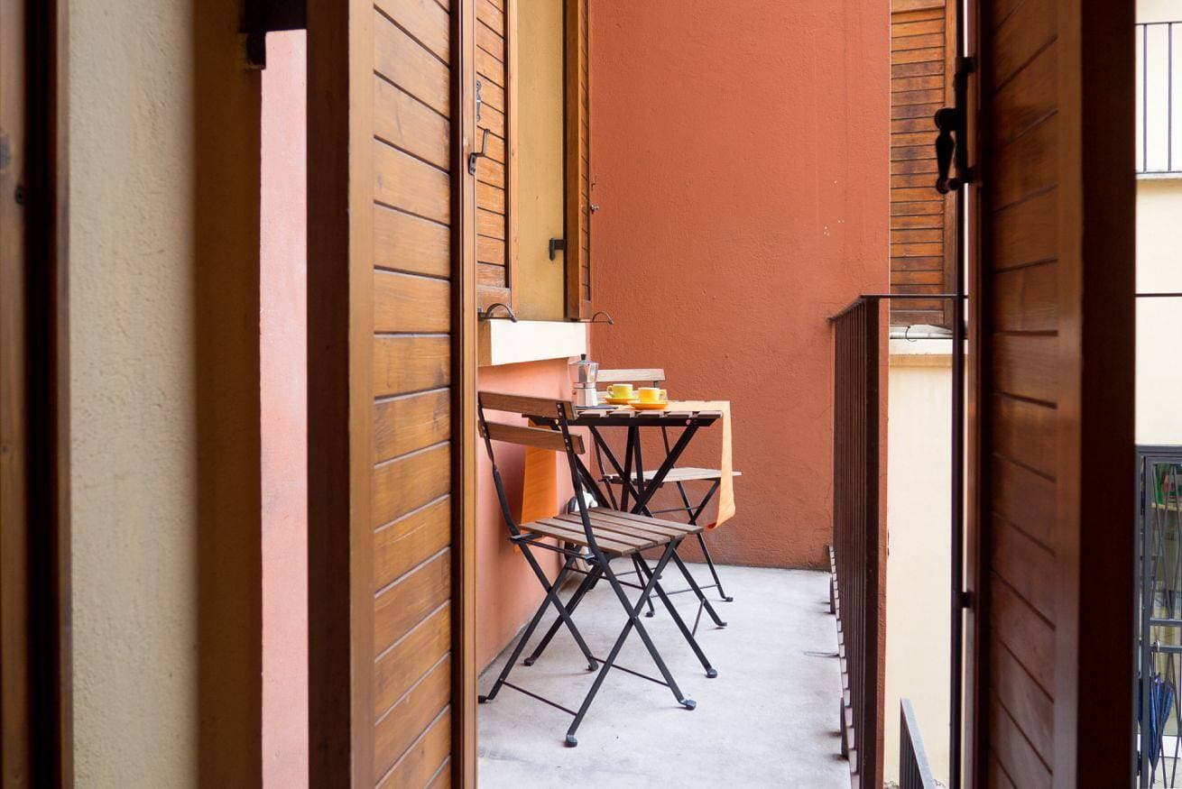 Foto 12 von 16: Ferienwohnung für 4 Personen mit Balkon/Terrasse