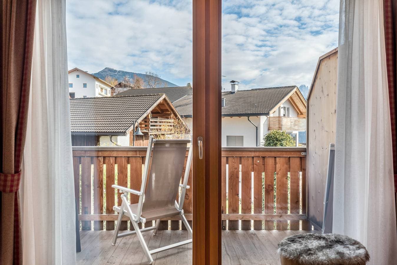 Foto 5 von 29: Ferienwohnung ''Hatzes App Raschötz'' mit Bergblick, Balkon und WLAN