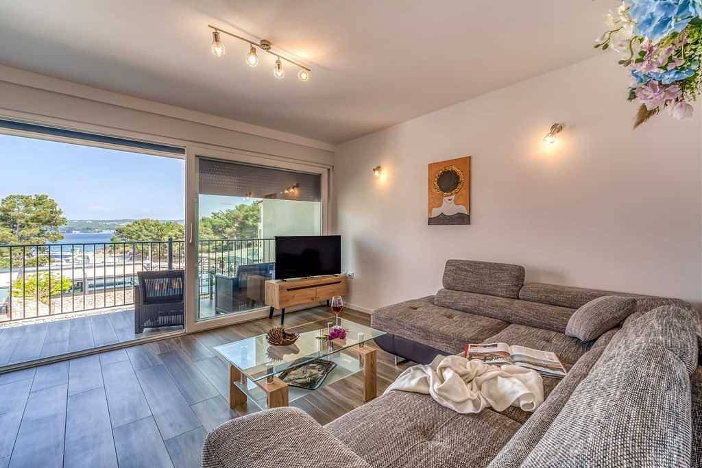 Foto 4 von 22: Ferienwohnung Doris 1 mit Meerblick
