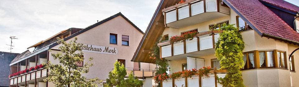 Foto 6 von 12: Hotel Garni Gästehaus Merk - Ferienwohnung mit 28 qm, 1 Wohn-/Schlafraum für maximal 3 Personen