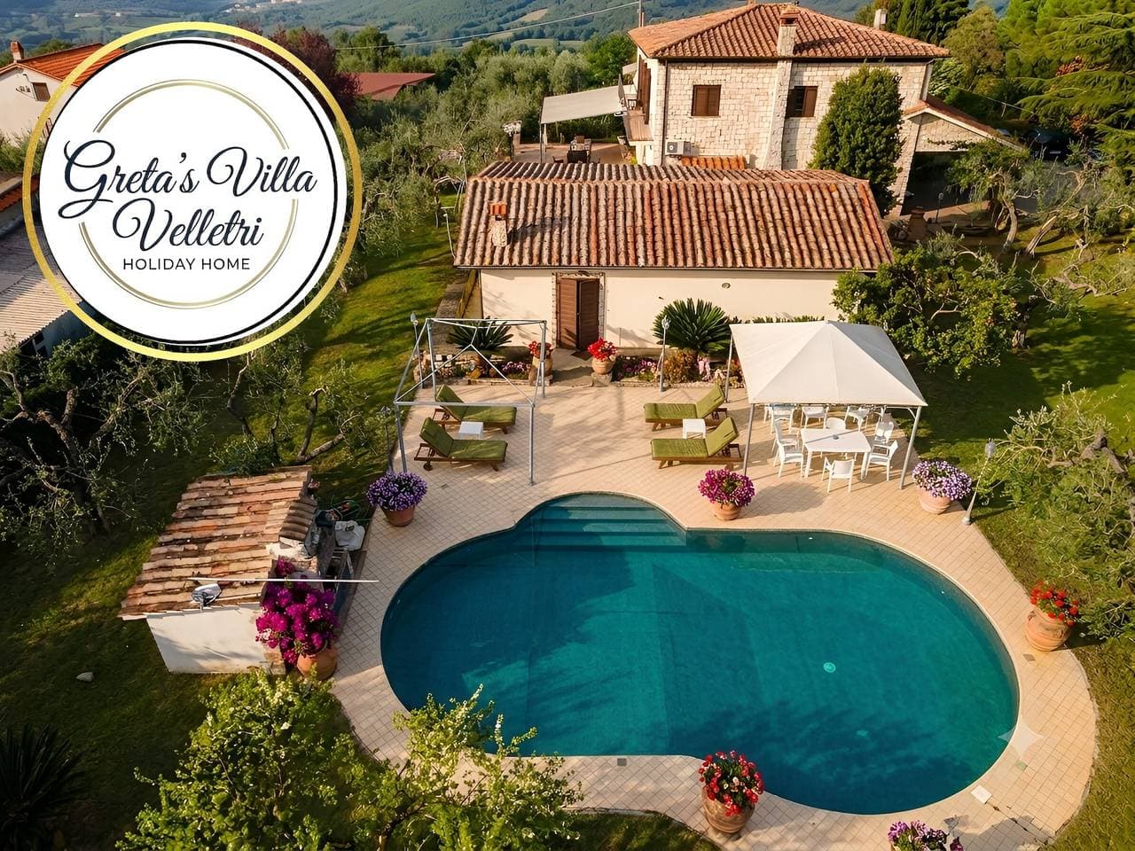 Foto 8 von 21: Velletri, elegante Dependance mit Pool (Greta's Villa)