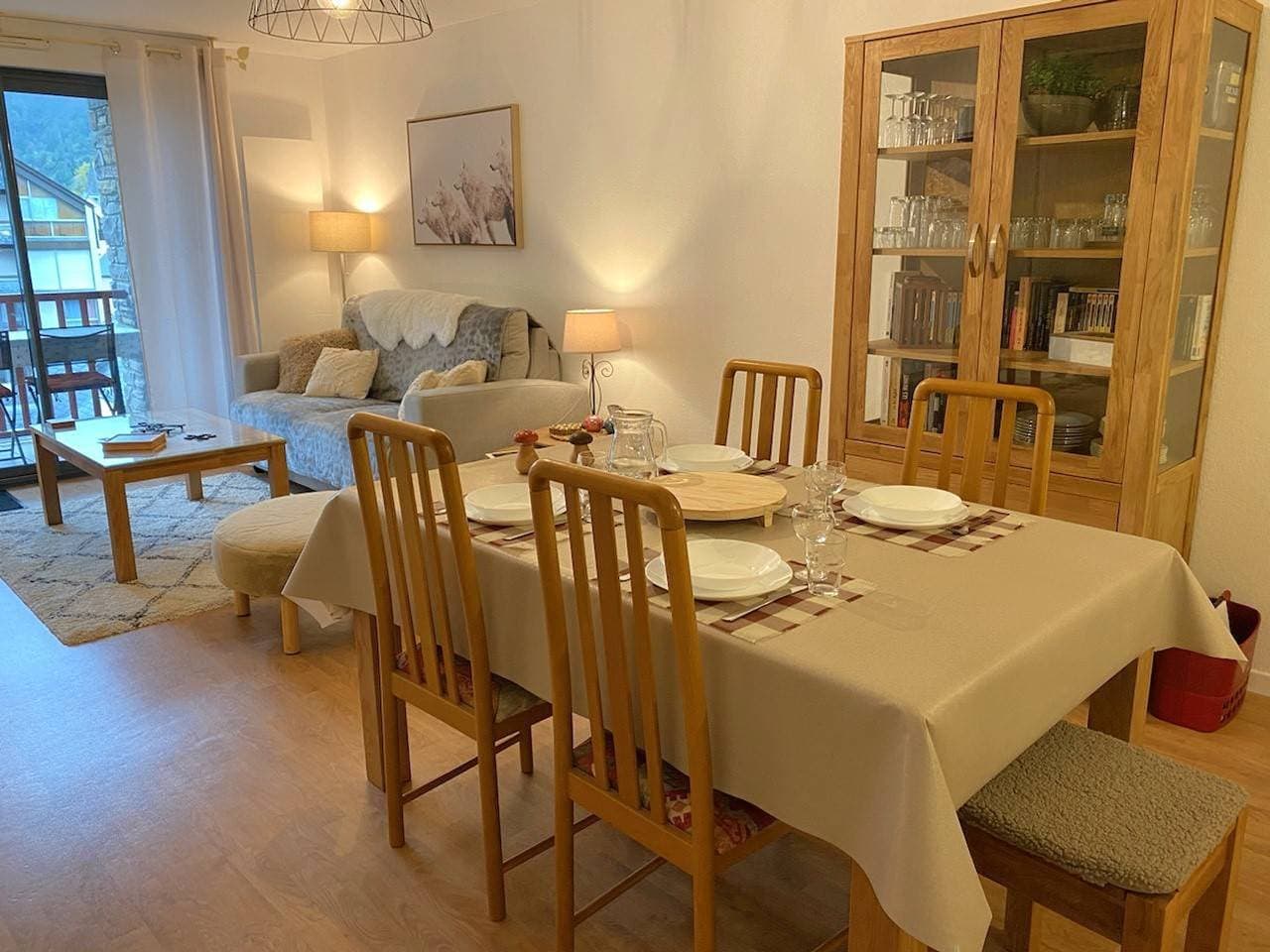 Foto 2 von 16: T2 Kabine für 4 Pers, Balkon, Parkplatz – Saint-Lary-Soulan