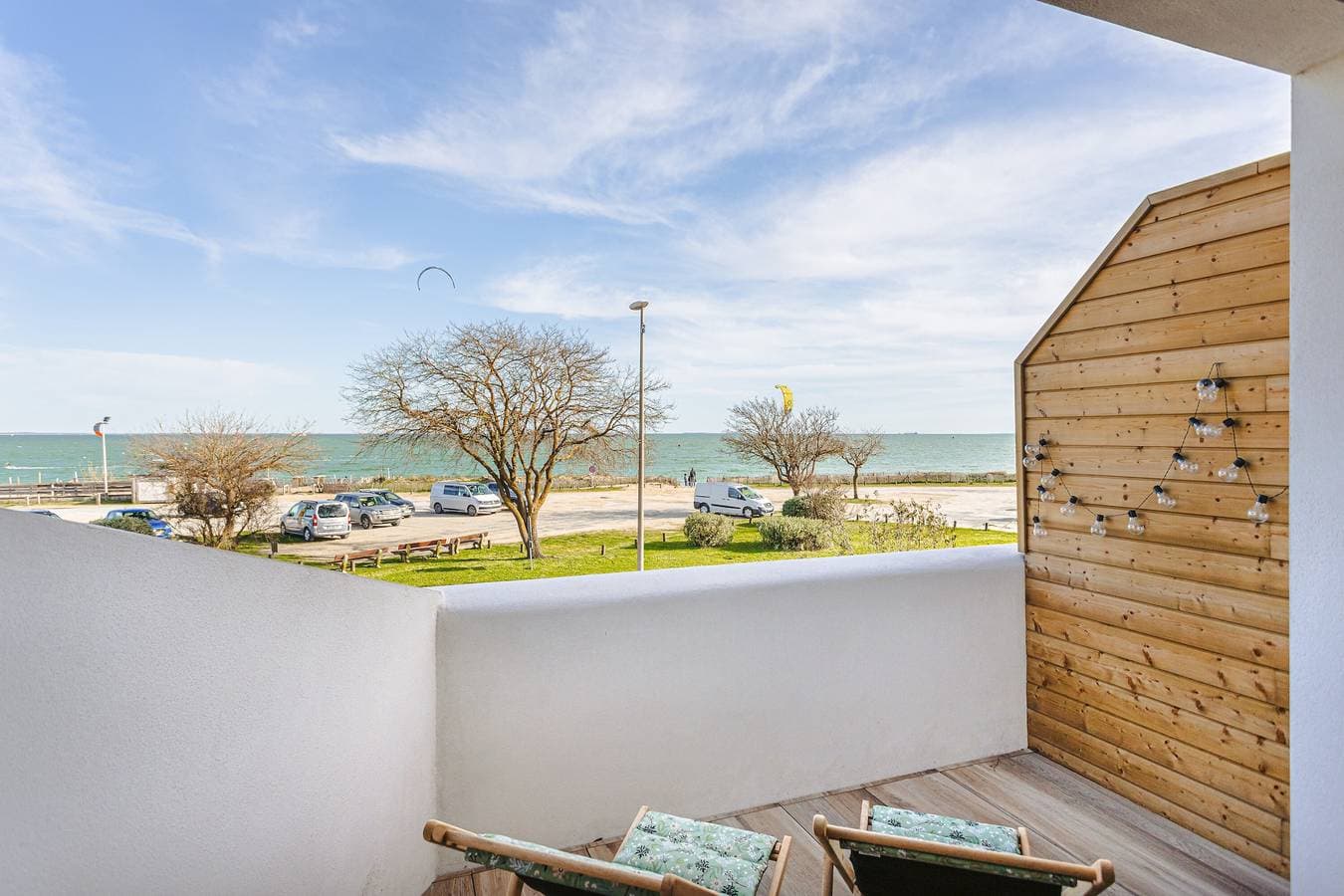 Foto 3 von 21: Studio La Terrasse mit Meerblick, privater Terrasse und WLAN