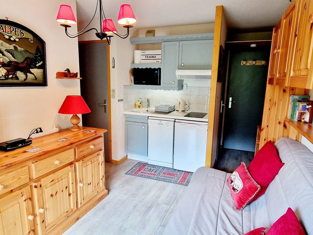 Charmantes Kabinenstudio nahe Pisten in La Plagne Montalbert 1