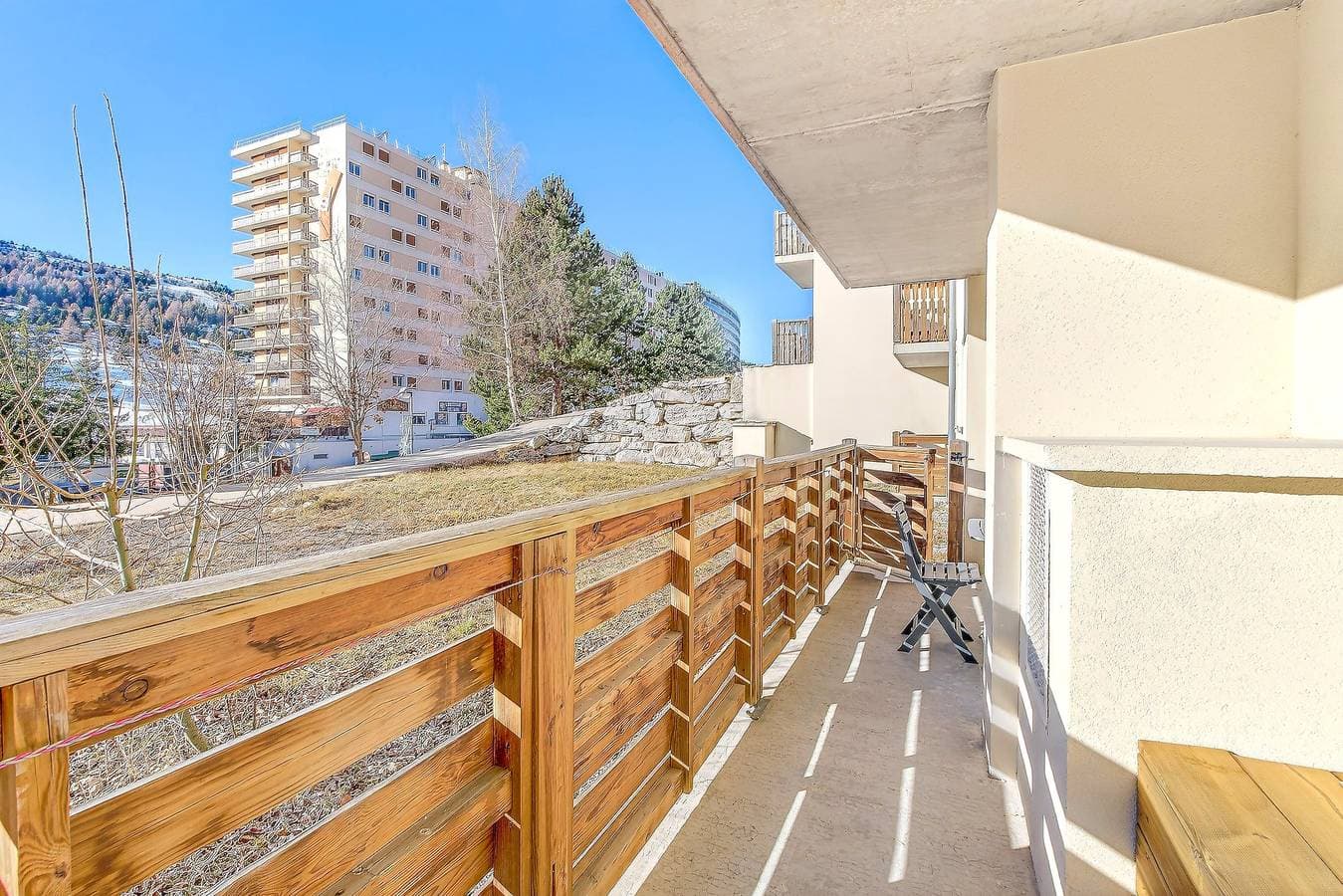 Foto 5 von 26: Apartment 'Superdevoluy' mit Bergblick und Balkon