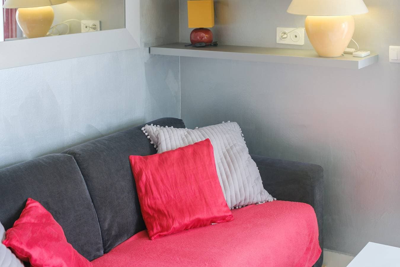 Foto 5 von 22: Ferienwohnung 'Les Pins' mit Meerblick, Wi-Fi und Klimaanlage