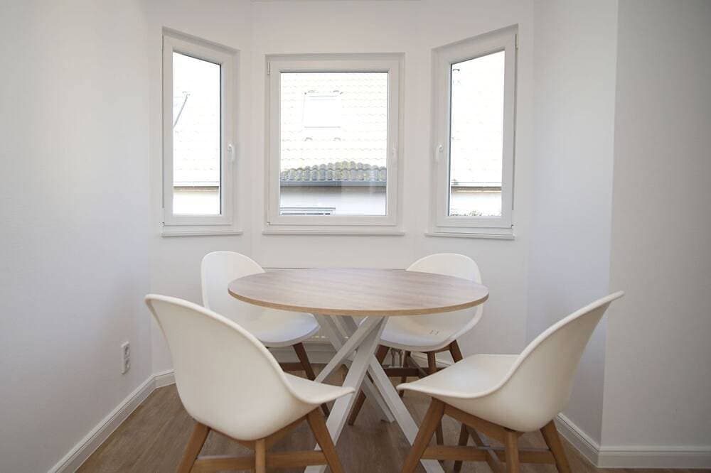 Foto 11 von 19: Ferienwohnung mit Terrasse in ruhiger Lage - Haus Südperd FeWo Dünenrose - Haus