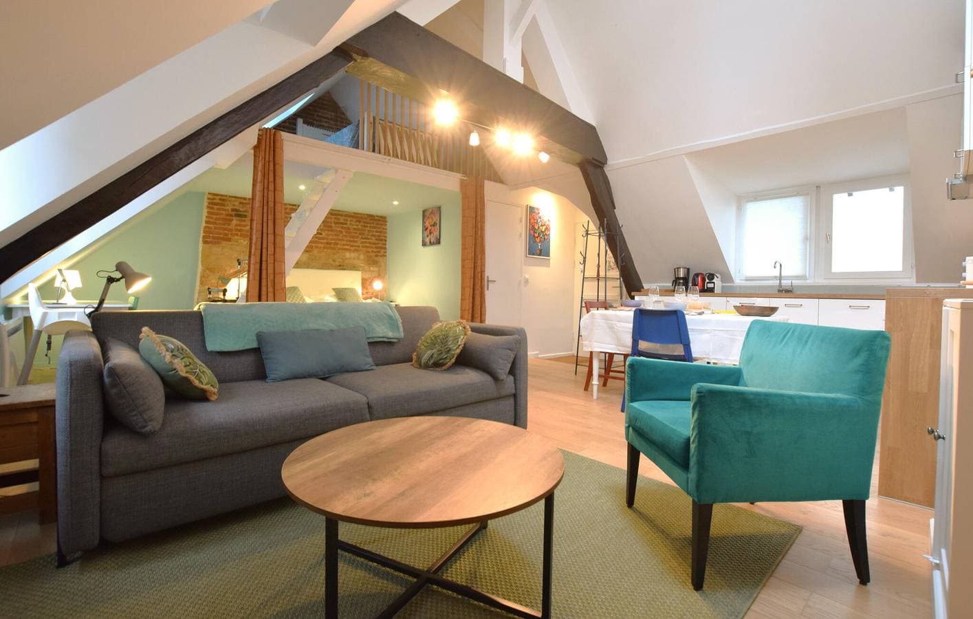 Foto 3 von 33: Gemütliche Wohnung in Honfleur: TV, WiFi, Parkplatz