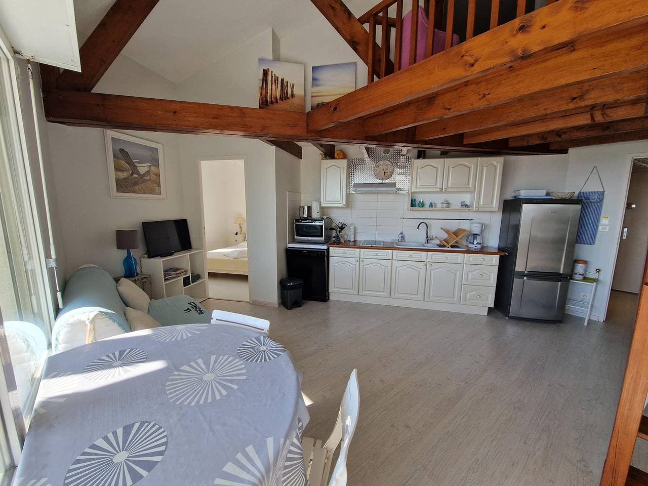 Foto 3 von 23: 3-Zimmer-Maisonette in Strandnähe mit Parkplatz - 4 Pers