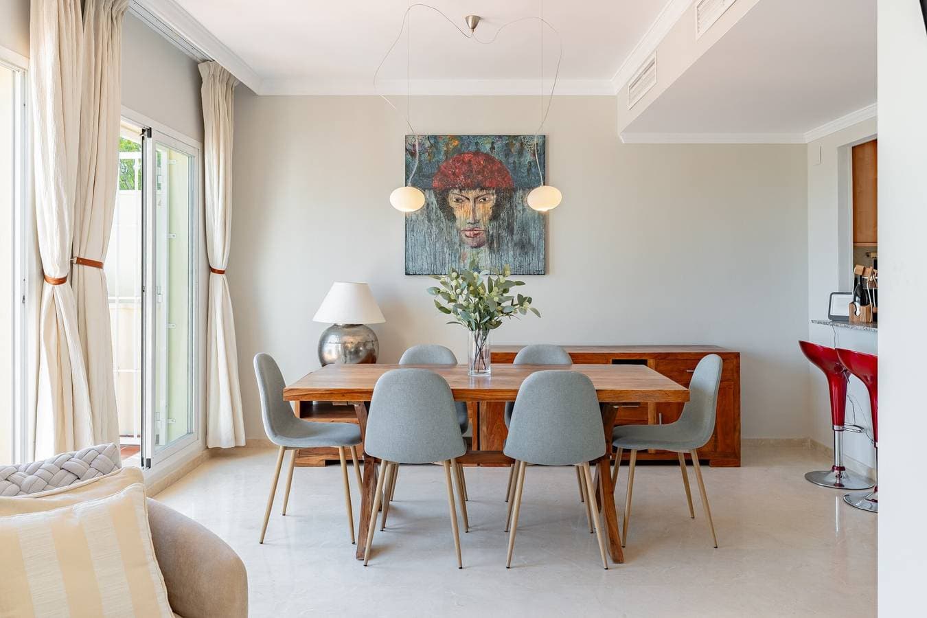 Foto 6 von 29: Ferienwohnung 'Lechuza Elviria Marbella 2' mit Gemeinschaftspool, Wi-Fi und Klimaanlage